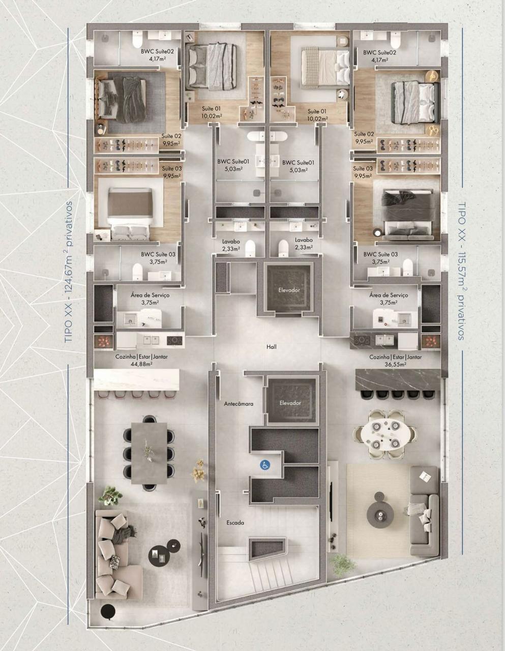 Planta Apartamentos